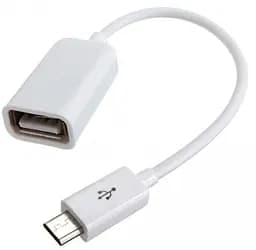 Кабель Dengos S-K07 OTG USB 2.0 Micro USB White