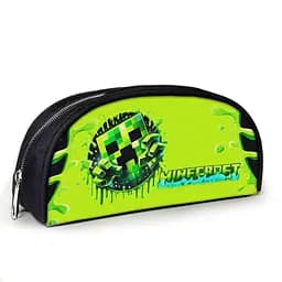 Пенал школьный Minecraft Крипер 23х10х8 см с принтом для мальчика (02845)