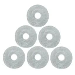 Мікрофіброві накладки (ганчірки) для робота-пилососа Roborock Saros 10R / 20 / Z70 / S9 MaxV Slim ( S10R52-00 S20T52-00 ) 6 шт.