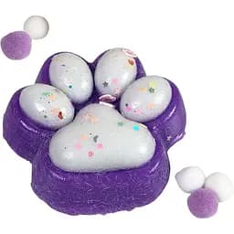 Сквіш антістрес UFT Squish Cat Paw Fluffy 6 Пухнаста лапка Purple