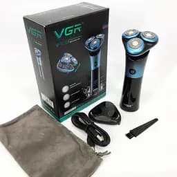 Чоловіча електробритва VGR V-326 акумуляторна бритва для чоловіків Бірюзовий 5 Вт - мініатюра 10