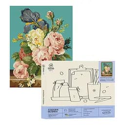 Набір з алмазною мозаїкою "Квітковий натюрморт" 40*50 см, IDEA2-CK1252, ТМ "99IDEAS"