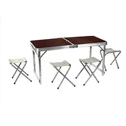 Стол раскладной туристический + 4 стула Rainberg RB-333/9300