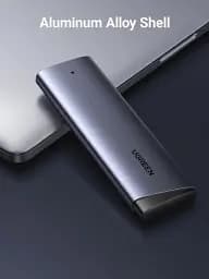 Зовнішній SSD курпус Ugreen CM767 M.2 NVMe USB 3.2 Gen2 10 Гбіт/с алюмінієвий сірий (35267) - мініатюра 8