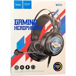 Навушники Hoco W101 Streamer Gaming 7-color LED з підсвічуванням
