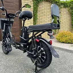 Електровелосипед Minako Monster Pro 18" 1200W 60V 26Ah гідравлічні гальма розкладний багажник/сидіння  - мініатюра 5