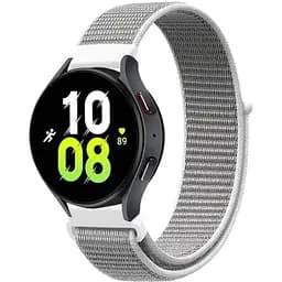 Ремінець нейлоновий на липучці BeWatch для Samsung Galaxy Watch 4/5/6 Білий (1011311.2UW)