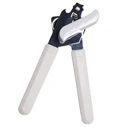 Консервный нож открывалка для консерв консервооткрыватель нержавеющая сталь пластик 20 см, Kitchen Master Белый 85462