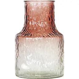 Ваза для квітів Crystal Rebecca скляна 20 см коричнева (YBCG-230925-8)