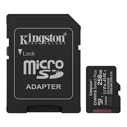 Карта пам'яті microSDXC 256Gb Canvas Select Plus Kingston teh0020725