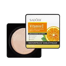 Тональний крем кушон Sadoer Vitamin C Light водостійкий 20 г 02 Бежево-рожевий SD96192