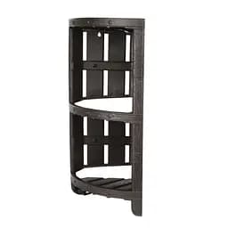 Полка Violet House Бамбу Coffee, двухярусная, коричневая (1022 Бамбу COFFEE)