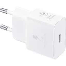 Мережевий зарядний пристрій Samsung 25W + Cable USB-С to USB-С White (EP-T2510XWEGEU) [95122] - мініатюра 3