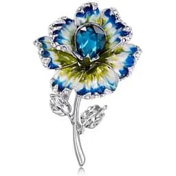 Брошь Цветок 5.3 x 3.6 см