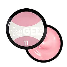 Гель для наращивания ногтей Gel UV/LED однофазный 30 мл YouPOSH, 11 Розовый
