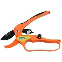 Секатор садовий Mastertool 200 мм храповий механізм d=20 мм 14-6112