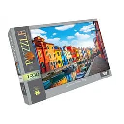 Пазл классический "Бурано, Венеция, Италия" Danko Toys C1500-04-06, 1500 элементов
