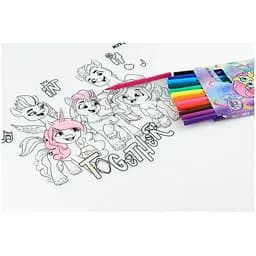 Підкладка розмальовка Kite Little Pony 30х40 см силіконова (LP22-424) - мініатюра 9