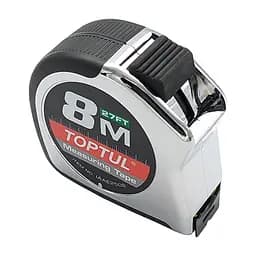 Рулетка професійна 8м*25мм Toptul hoz0014692