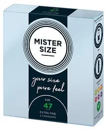 Презервативы Mister Size 47 прозрачный 3 шт.