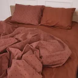 Комплект постільної білизни MirSon Бязь 17-4827 Gwendoline 110х140 см коричневий (2200009389467)