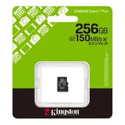 Карта пам'яті microSDXC, 256Gb, Kingston Canvas Select Plus, Class10 UHS-I U1 V10 A1, без адаптера, до 150 МБ/с (SDCS3/256GBSP) - мініатюра 3