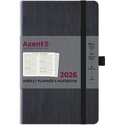 Щотижневик Axent 2026 Partner Lines 125 x 195 мм чорний (8515-26-01-A)