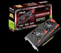 Відеокарта GeForce GTX 1050 2GB Asus Expedition OC Expedition (EX-GTX1050-O2G) Б/В