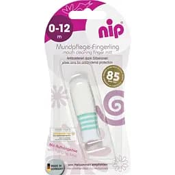 Перша дитяча зубна щітка-напальчник Nip (37070)
