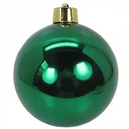 Новорічна куля Yes! Fun пластик 30 cм зелена глянець (975118)