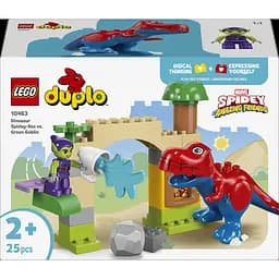 Конструктор LEGO DUPLO Disney Динозавр Spidey-Rex проти Зеленого Гобліна 25 деталей (10463)