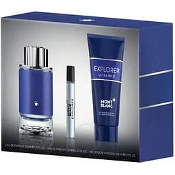 Подарунковий набір Mont Blanc Explorer Ultra Blue парфумована вода 100 мл 7.5 мл гель для душу 100 мл