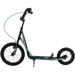 Дитячий самокат Corso 104х15.5х52 см Чорно-блакитний 000231549