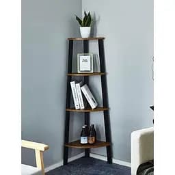 Етажерка Leobert Wooden кутова в стилі Loft - мініатюра 2