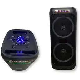 Акумуляторна акустична система Kimiso QS-82 колонка валіза 80Вт USB SD FM радіо Bluetooth мікрофон ДК (QS-82) - мініатюра 2