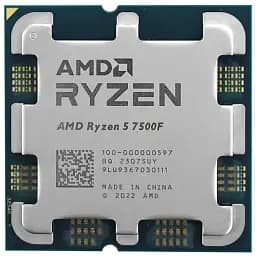 Процессор AMD Ryzen 5 7500F (3.7GHz 32MB 65W AM5) Multipack (100-100000597MPK)