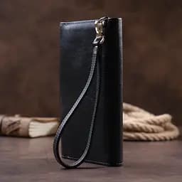 Чоловіча шкіряна барсетка GRANDE PELLE 22,3х12,5х2,7 см acs0015934 - мініатюра 9