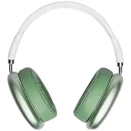 Накладные беспроводные наушники Stereo Headset P9 Bluetooth с микрофоном для iOS Android зеленый