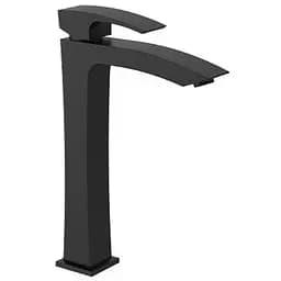 Смеситель для умывальника Koer KB-11007-05 высокий KR3441 Черный матовый