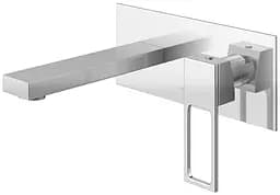 Змішувач для умивальника Kohlman Roxin chrome + BOX прихованого монтажу QW188U Хром