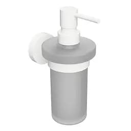 Дозатор для рідкого мила Bemeta White настінний скло 104109014, Білий