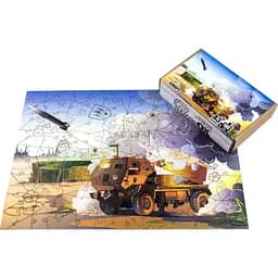 Деревянный пазл G-Toys Химарс 297×420 мм в коробке 132 элемента