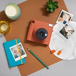 Подарунковий набір камера Fujifilm Instax Square SQ1, Фотопапір 40 шт, Чохол, Фотоальбом 80 фото Помаранчевий - мініатюра 10