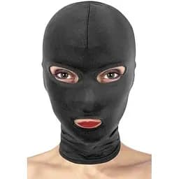 Капюшон для БДСМ с открытыми глазами и ртом Fetish Tentation