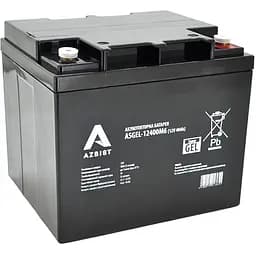 Аккумуляторная батарея гелевая Super GEL Azbist ASGEL12400M65 12V 40 Ah