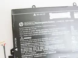 Акумулятор для ноутбука HP EliteBook Folio 1040 G3 BG06XL, 45Wh (3780 mAh), 6cell, 11.4V, Li-ion, чорний - мініатюра 4