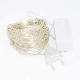 Лід гірлянда роса 200 LED copper, світлодіодна нитка новорічна гірлянда на ялинку 20 м Теплий Білий (ST) - мініатюра 7