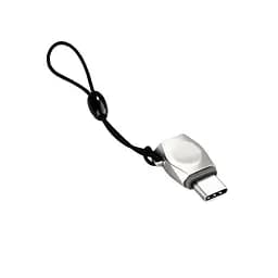 Adapter Hoco UA8 MicroUSB -> Type-C Pearl Nickel - мініатюра 2