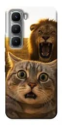 Чохол Demsky Shocked cat and lion для Infinix Hot 60 Pro+