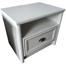 Тумба приліжкова Gerbor Салерно KOM1S білий (GRB-1370)